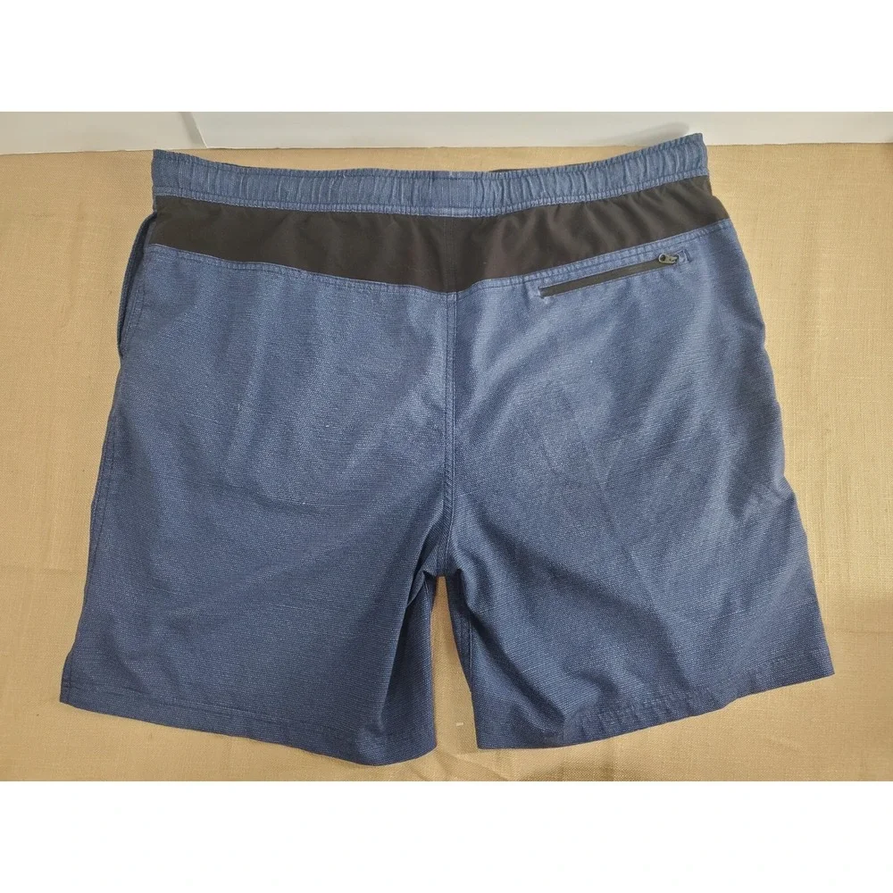 Speedo Hybrid Swim Trunks Shorts sz XL Men Gray‎ Black Lined Pockets 8